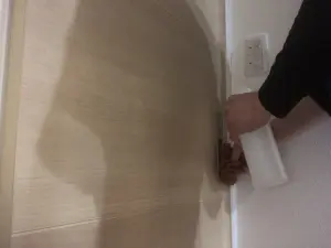 トイレのドア消毒